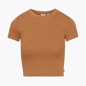 Aritzia Tna RIBBED WAIST T-SHIRT